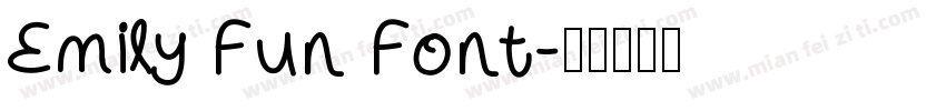 Emily Fun Font字体转换